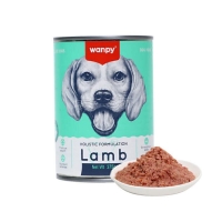كنسرو Wanpy مدل Lamb تهيه شده از گوشت بره مخصوص سگ - 375 گرم