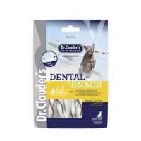 تشویقی دنتال Dr.Clauder’s مخصوص سگ مدل Chicken Dental Snack تهیه شده از گوشت مرغ برای محافظت و سفیدی دندان ها - 80 گرم