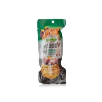 	تشويقي JerHigh مدل Chicken Meat & Vegetable HotDog تهيه شده از مرغ و سبزيجات مخصوص سگ - 150 گرم
