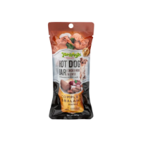 تشويقی هات داگ JerHigh مدل Chicken Meat & Liver HotDog تهيه شده از مرغ و جگر مخصوص سگ - 150 گرم 