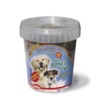 تصویر  تشويقی سطلی Nobby مدل StarSnack - Mini Bones Mix مخصوص سگ تهیه شده از مرغ، گوشت و بوقلمون - 500 گرم