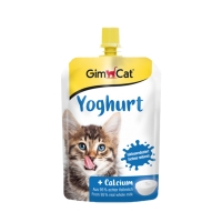 تشویقی Gim Cat مدل Yoghurt مخصوص گربه تهیه شده از ماست + کلسیم - 150 گرم