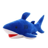 تصویر  اسباب بازی Roz Pet مدل Shark كوسه رنگی مخصوص سگ و گربه - صورتی و آبی