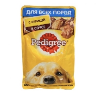 تصویر  پوچ Pedigree تهيه شده مرغ مخصوص سگ - 100 گرم