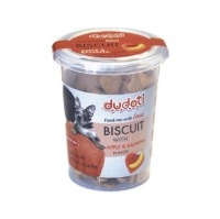 تصویر  تشويقی Dudoti مدل بيسكوييت با طعم سيب و موز - 150 گرم