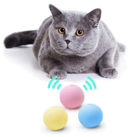 اسباب بازی توپ صدا دار لمسی Pet Gravity مدل قورباغه دارای مخزن کت نیپ مخصوص گربه - رنگ سبز