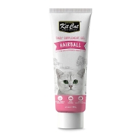 تصویر  خمير مالت Kit Cat مدل Anti-Hairball مخصوص گربه - 120 گرم