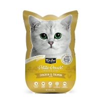 عکس پوچ Kit Cat تهيه شده از مرغ و ماهی سالمون مخصوص گربه - 70 گرم