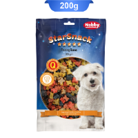 عکس تشویقی استخوانی نرم Nobby مدل StarSnack - Mini Bones Mix مخصوص سگ - 200 گرم