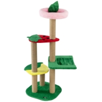 عکس درخت گربه Nina Pet كد B مدل ميوه ای مخصوص گربه - چند رنگ