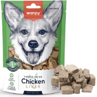 عکس تشويقی Wanpy مدل Freeze Dried Chicken Liver مخصوص سگ تهيه شده از جگر مرغ فريزدرايد - 40 گرم