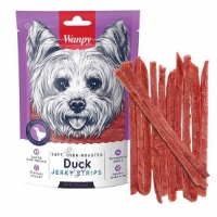 تصویر  تشویقی Wanpy مخصوص سگ مدل Jerky Strips تهیه شده از گوشت اردک - 100 گرم