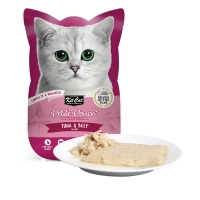 عکس پوچ Kit Cat تهيه شده از گوشت و ماهی تن مخصوص گربه - 70 گرم