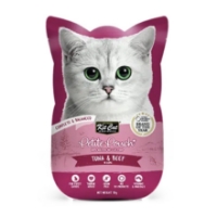 عکس پوچ Kit Cat تهيه شده از گوشت و ماهی تن مخصوص گربه - 70 گرم