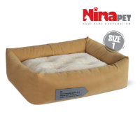 عکس جای خواب Nina Pet مدل پراوو سايز 1 - رنگ شتری
