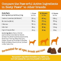 عکس مكمل Zesty Paws مدل Urinary Tract Bites برای سلامت مجاری ادراری با طعم بيكن مخصوص سگ - 90 عدد