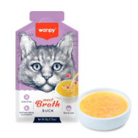 عکس سوپ Wanpy مدل Meat Broth تهيه شده از اردک مخصوص گربه - 50 گرم		