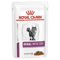 عکس پوچ مخصوص گربه Royal Canin مدل Renal  مناسب برای درمان مشکلات کلیوی تهیه شده از ماهی - 85 گرم