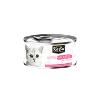 عکس كنسرو Kit Cat مدل Kitten تهيه شده از مرغ مخصوص بچه گربه - 80 گرم