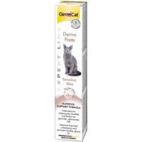 عکس مولتی ویتامین Gimcat مدل Derma Paste مخصوص گربه برای تقویت پوست و مو - 50 گرم