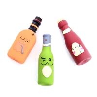 عکس اسباب بازی اسکوییشی Pet Cloud مدل بطری نوشيدنی لاتكسی مخصوص سگ - طرح تصادفی