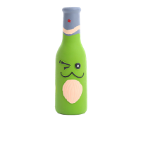 عکس اسباب بازی اسکوییشی Pet Cloud مدل بطری نوشيدنی لاتكسی مخصوص سگ - طرح تصادفی