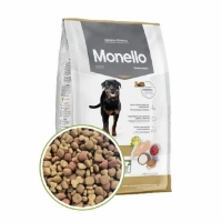 عکس غذای خشک Monello مدل Tradicional مخصوص همه نژاد های سگ بالغ تهیه شده از مرغ و طیور - 15 کیلوگرم