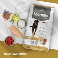 عکس غذای خشک Monello مدل Tradicional مخصوص همه نژاد های سگ بالغ تهیه شده از مرغ و طیور - 15 کیلوگرم