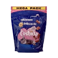 عکس تشويقی بالشتی مغزدار Coshida مدل Mega Pack تهيه شده از ماهی سالمون مخصوص گربه - 150 گرم