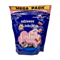 عکس تشويقی بالشتی مغزدار Coshida مدل Mega Pack تهيه شده از ماهی سالمون مخصوص گربه - 150 گرم