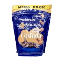 عکس تشويقی بالشتی مغزدار Coshida مدل Mega Pack تهيه شده از مرغ و پنير مخصوص گربه - 150 گرم