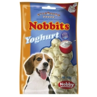 عکس تشويقی Nobby مدل Nobbits Yoghurt تهيه شده از ماست به همراه مولتی ويتامين مخصوص سگ - 200 گرم