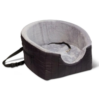 عکس کریر ماشین و جای خواب دو کاره Nina Pet مخصوص سگ و گربه - رنگ مشکی