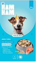 عکس پوچ HamHam مدل Fish & Rice تهيه شده از ماهي و برنج مخصوص سگ - 150 گرم