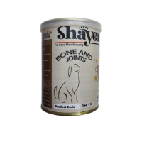 عکس كنسرو Shayer مدل Bone and Joints تهيه شده از عصاره آب قلم مخصوص سگ برای تقویت استخوان و مفاصل - 400 گرم